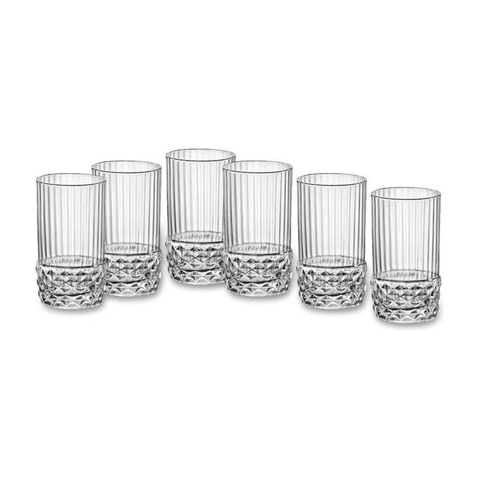 Bormioli Rocco Confezione 6 Bicchieri America' 20s Dof 37cl