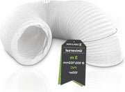 Serpentina di scarico per climatizzatore PVC diametro 100-102 mm flessibile, 100 pezzi, serpentina di scarico per asciugatrice e aspirapolvere 3m.