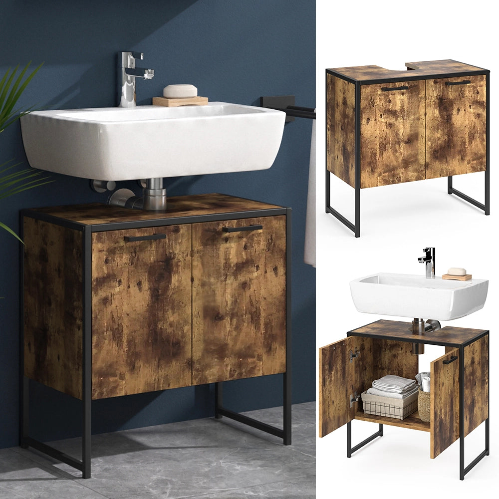 Vicco Mobile sottolavabo per bagno Legno antico 60 x 60 cm