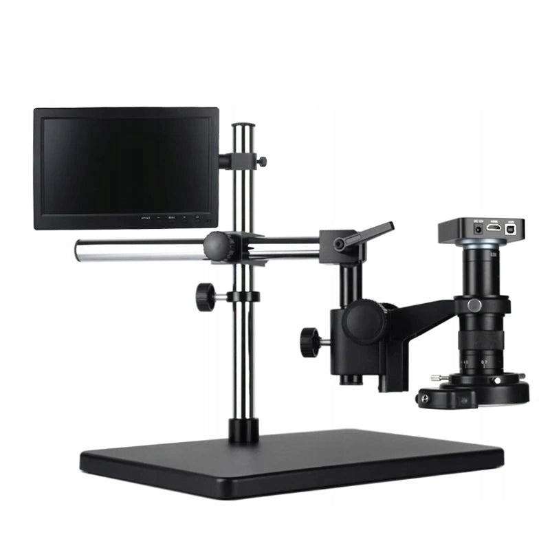 Display per Microscopio 10,1" – Alta Qualità Immagine | Risoluzione 1024x600, 16:9/4:3 | Uscite HDMI, USB, VGA, AV, BNC