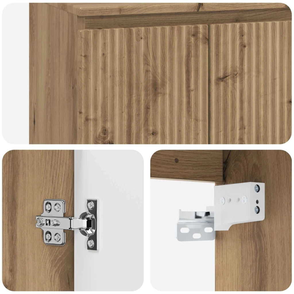 Set di mobili per il bagno Rovere Artigianale 3404349