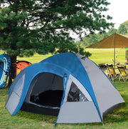 Tenda igloo 4 stagioni 4 posti impermeabile con zanzariere