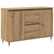 Credenza | Madia | Buffet da pranzo | Armadio da pranzo con cassetto Rovere artigianale 101,5 x 35 x 70 cm