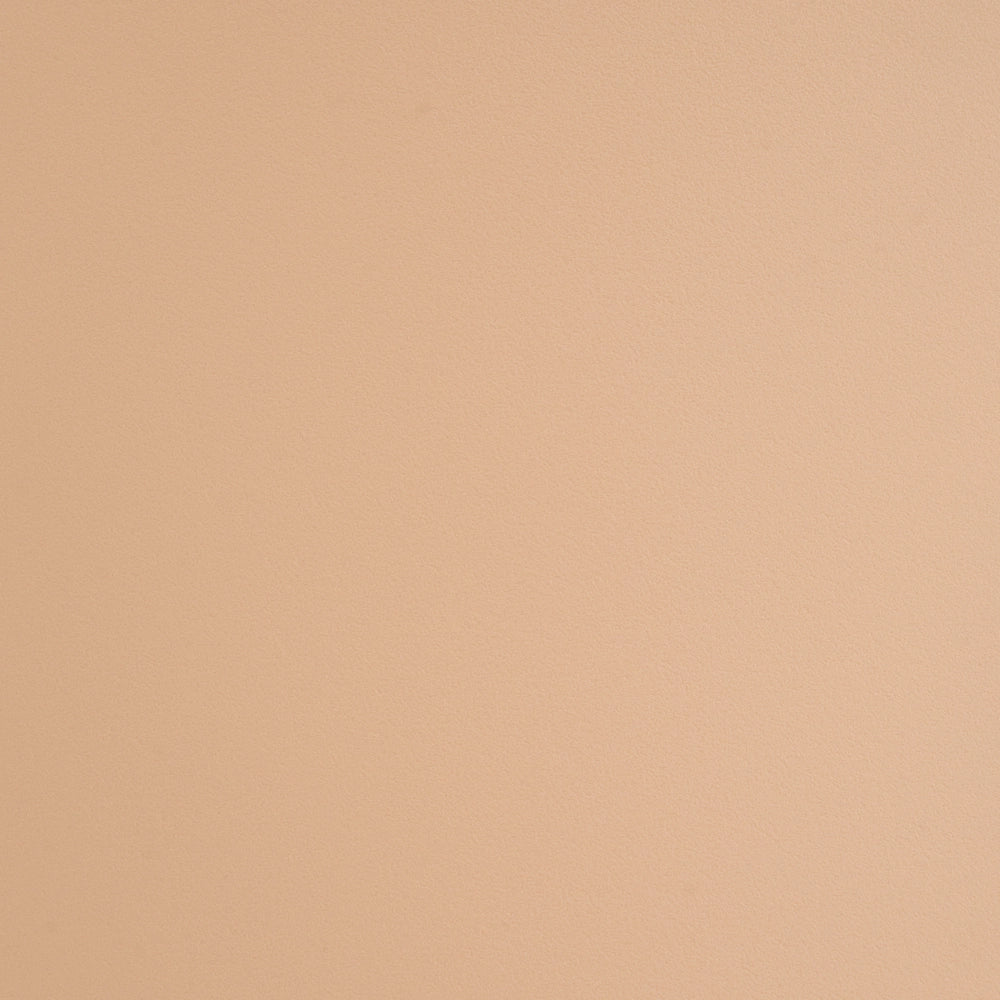 Set di 2 sedie da pranzo con seduta in materiale sintetico beige e struttura in metallo, in stile minimalista scandinavo, per la zona pranzo della cucina