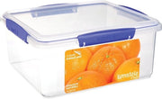 Contenitore di Stoccaggio Alimentare 5L Stivabile con Coperchio Inerte all'Acqua Blu Clip Pack da 1 - 1850
