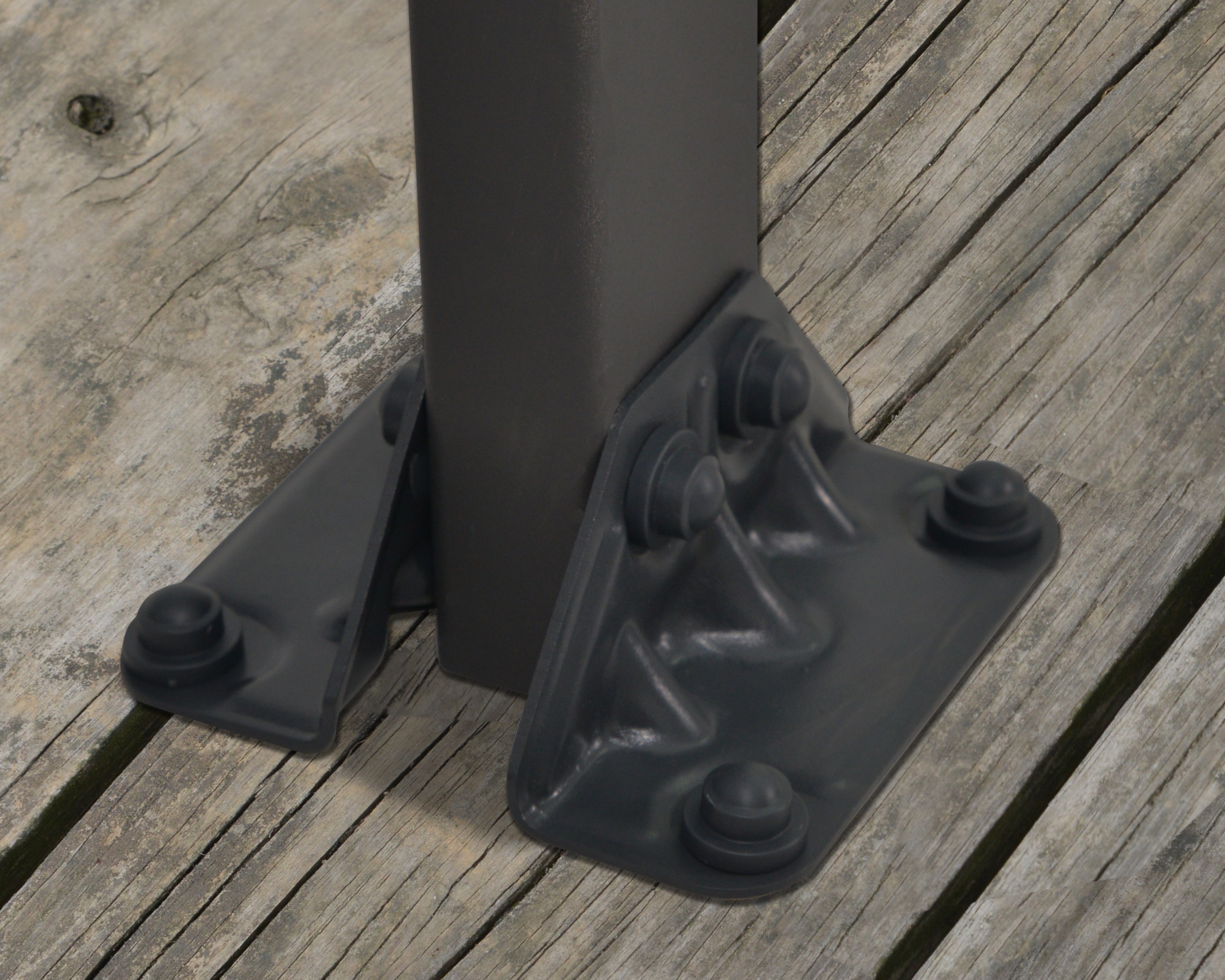 Pergola Addossata in Alluminio  3X13.4 m colore Grigio - Canopia Feria