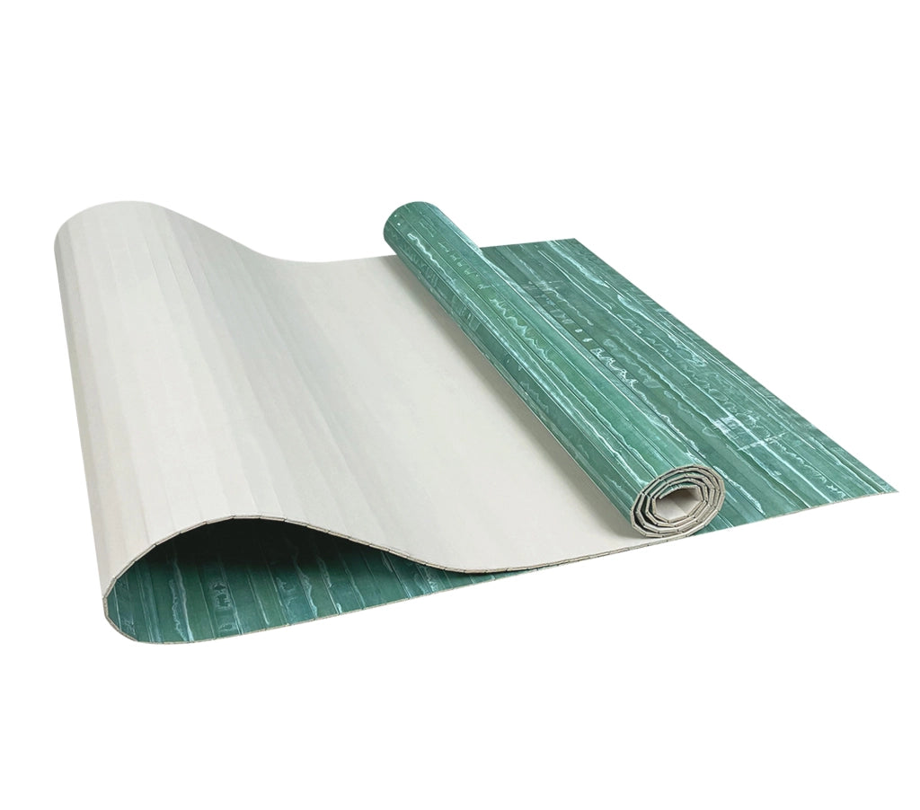 Tappeto Passatoia In Vero Bamboo Tappeto Cucina Ingresso In Legno Antiscivolo Aderente Lavabile E Antimacchia Tagliabile  - Anice - 50x200 cm