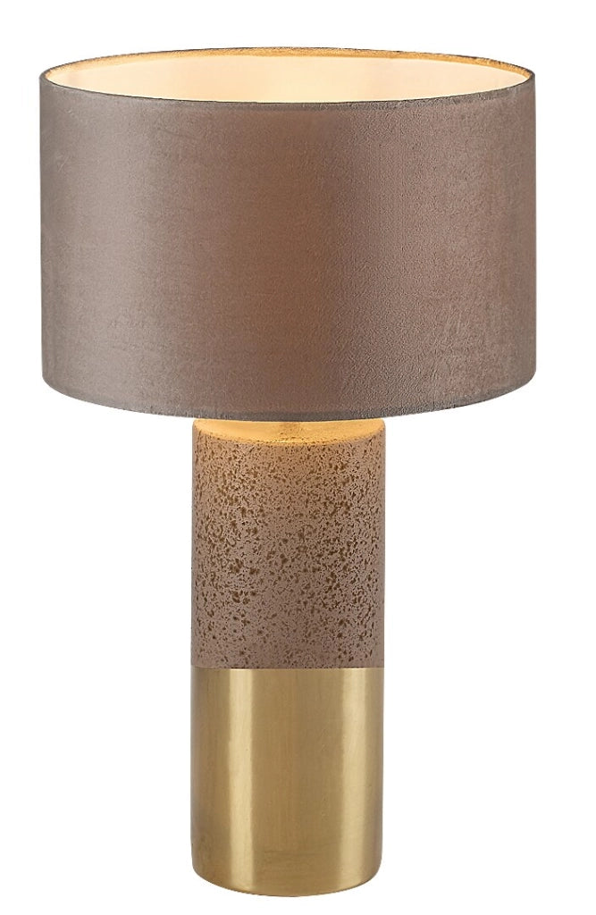 Lampada da tavolo ceramica oro-bronzo E27 Yelda Rabalux