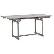 Tavolo da Pranzo per Esterni (120-170)x80x75 cm Massello Acacia 316575