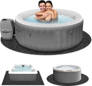 Matassa Opblaasbare Hot Tub 80 Pollici - Protezione per Piscina per Interni ed Esterni