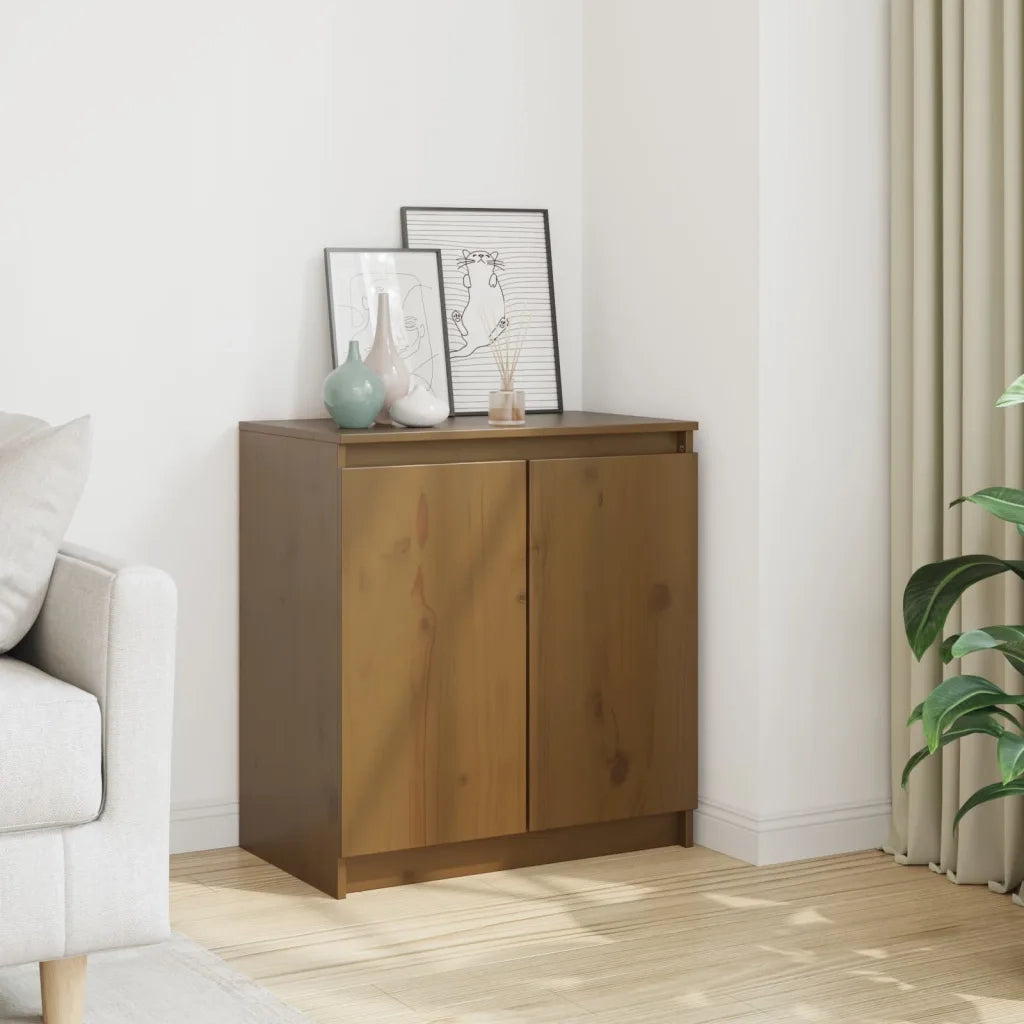 Armadietto ambra 60x36x65 cm in Legno Massello di Pino 808101