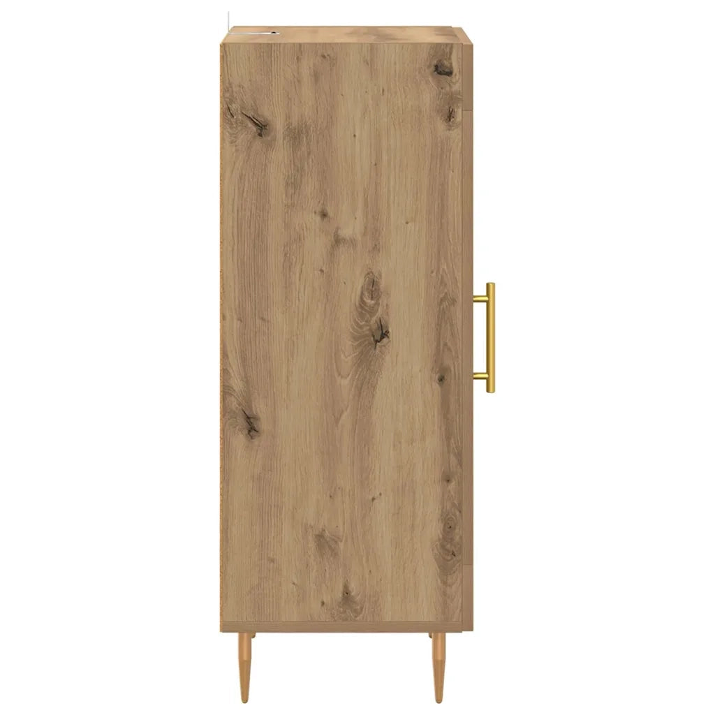 Credenza-Buffet-Armadio da cucina rovere artigianale 34 x 34,5 x 90 cm Legno multistrato 202910