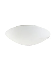 Pandora LED Plafoniera Moderna in Metallo e Vetro Soffiato 36cm, 24W, 2950 lm, 3000K, Dimmerabile a Taglio di Fase, Colore Bianco - IP20 Classe 1