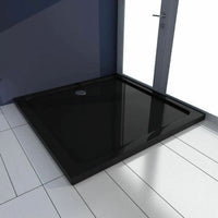Piatto Doccia Acrilico Rea Savoy Black 80x100