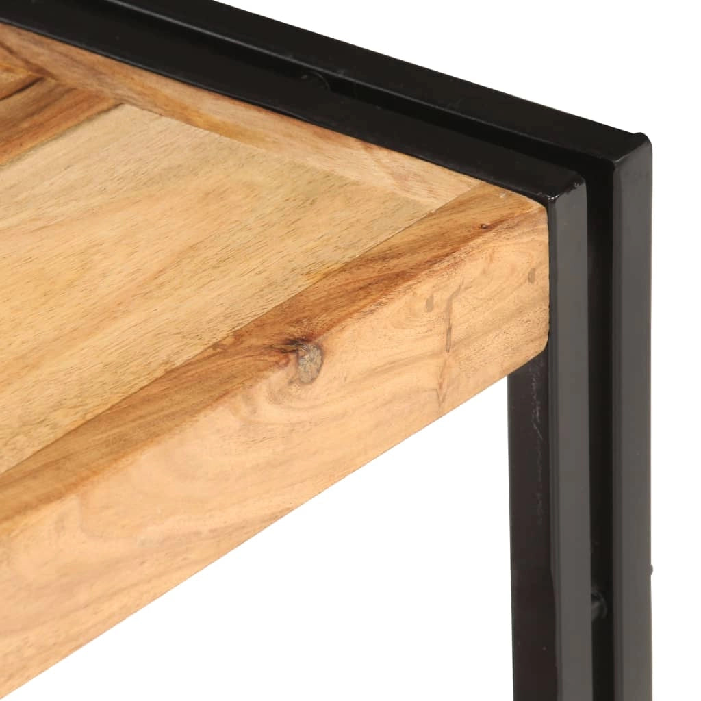 Mobile TV multimediale scaffale TV credenza mobile TV sala da pranzo soggiorno camera da letto 120 x 30 x 40 cm legno massello di acacia marrone 02_0025811