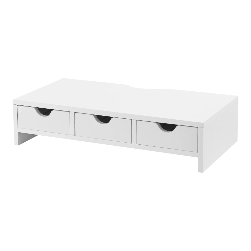 Supporto per monitor in MDF 12 x 51 x 25 cm bianco 03_0008225