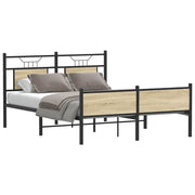 Giroletto senza Materasso Rovere Sonoma 140x190cm in Truciolato 4106980