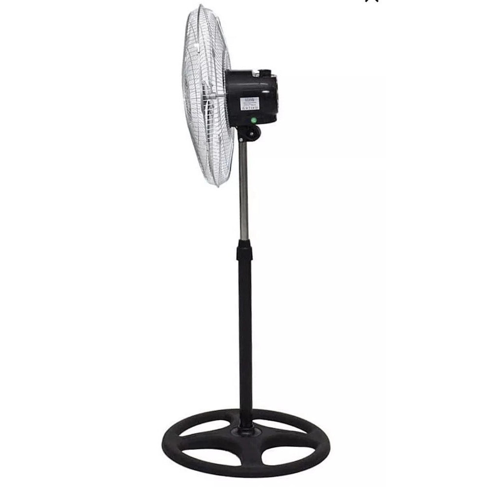 Trade Shop - Ventilatore In Acciaio 65w A Piantana Antiribaltamento Con 5 Pale 3 Velocità 6057001ml -