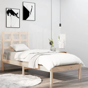 Giroletto-Struttura Letto in Legno Massello 90x190 cm Single 114086