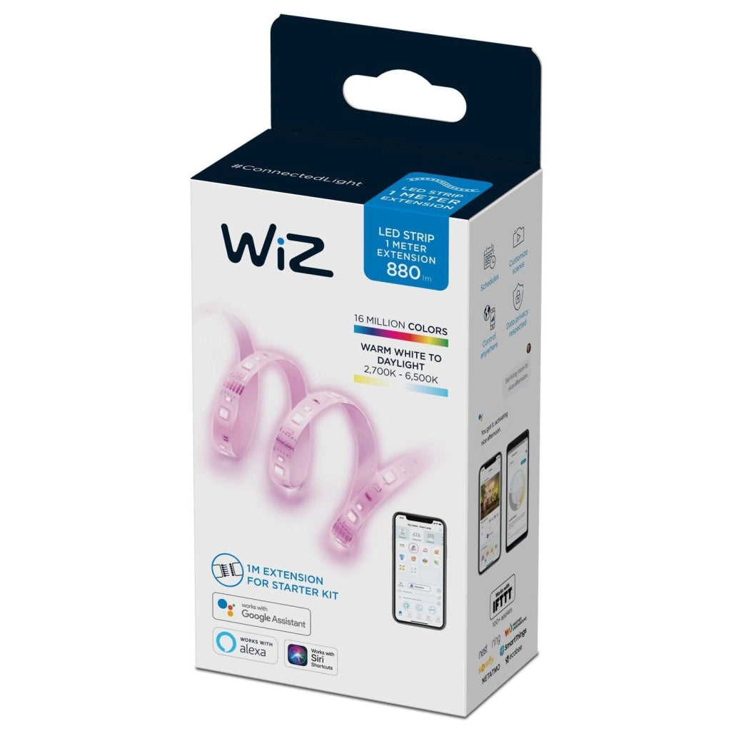 WiZ 929002532101 Striscia LED Intelligente Estensione 1 m Wi-Fi Bluetooth 11 W 880 lm 2700-6500 K colore Bianco