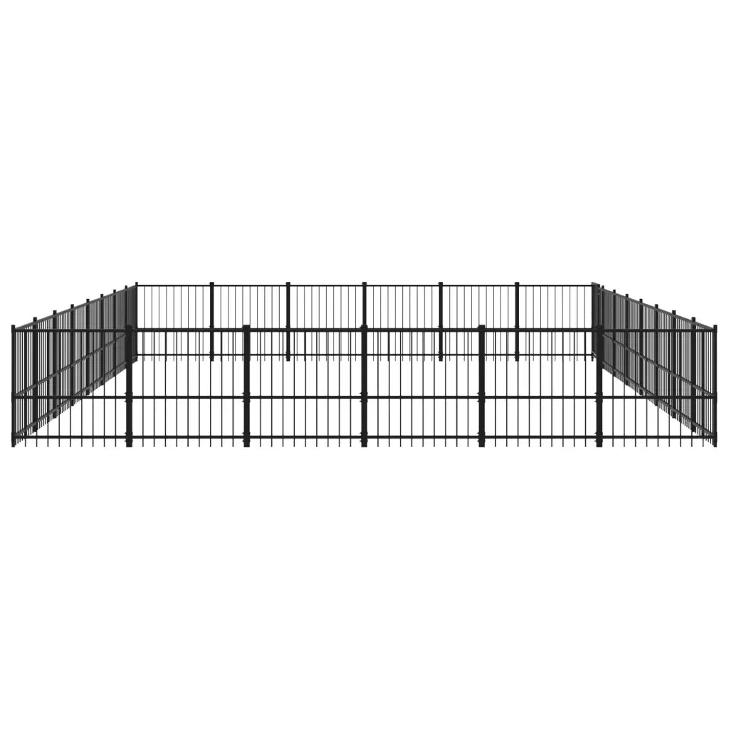 Gabbia per Cani da Esterno in Acciaio 50,81 m² 3124646