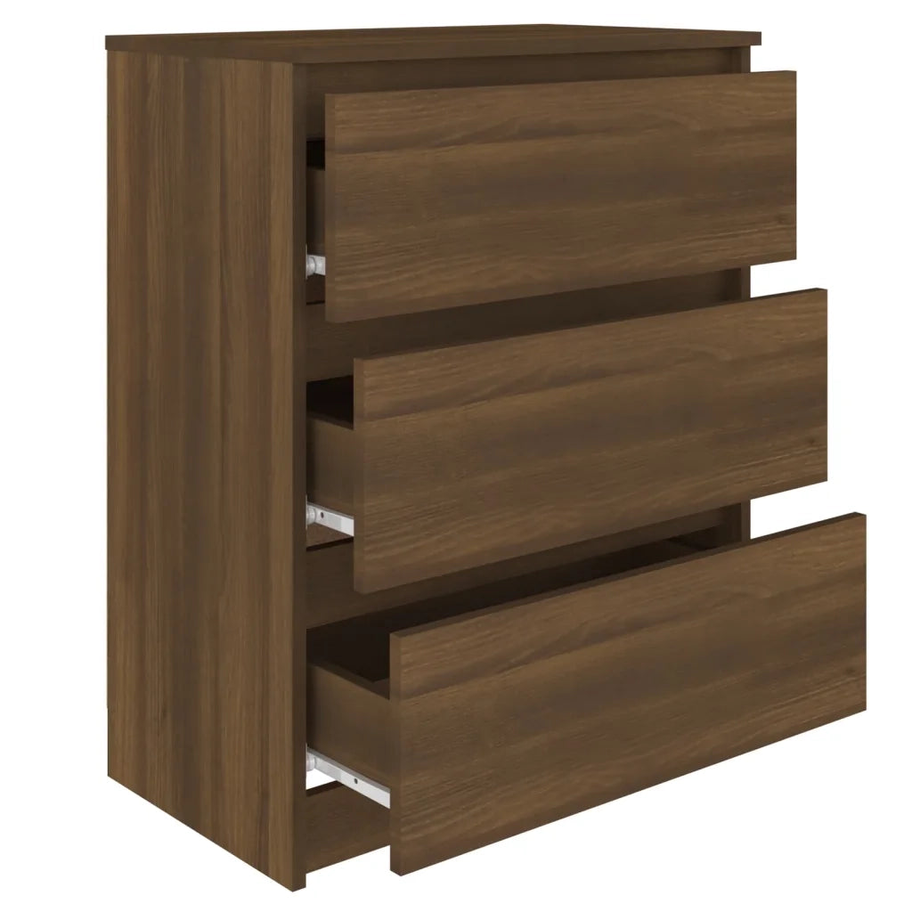 Credenza Rovere Marrone 60x35x76 cm in Legno Ingegnerizzato 815512