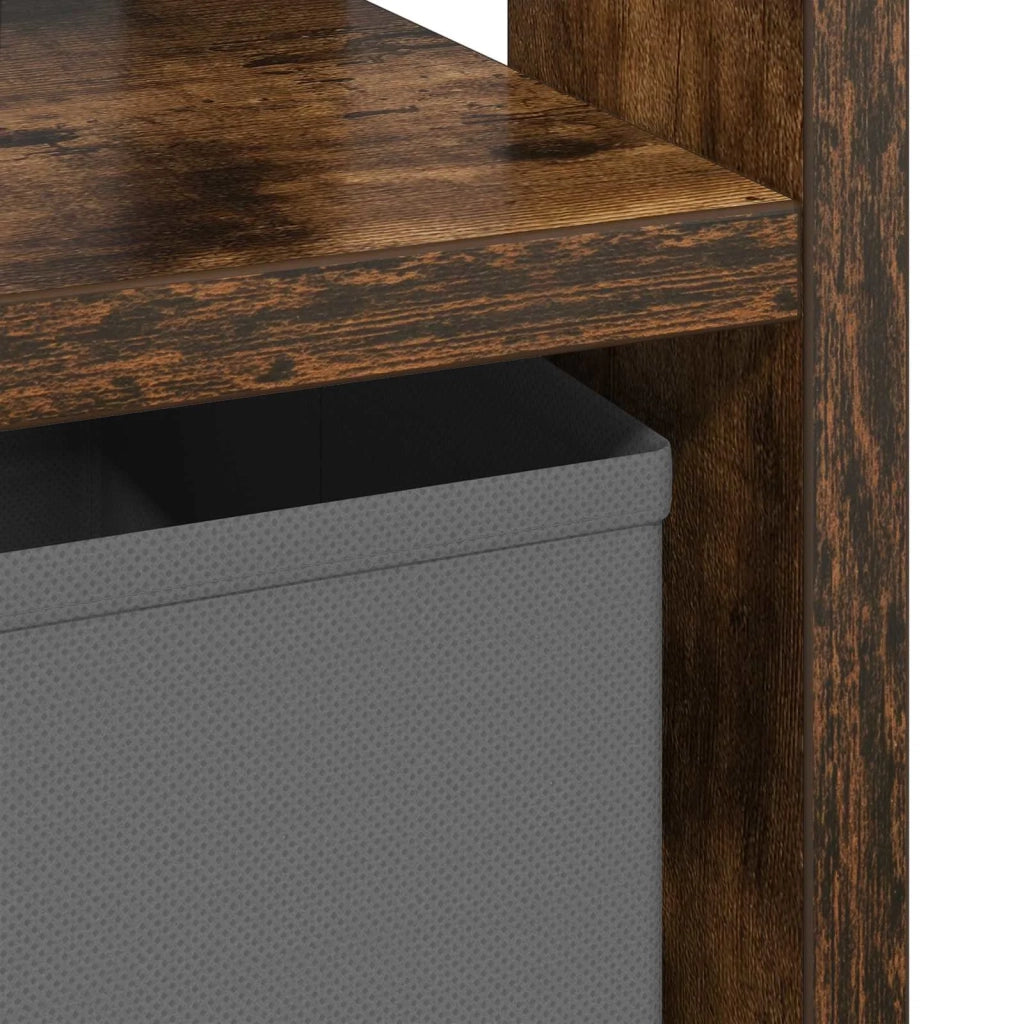 Comodino Rovere fumé 41 x 40 x 45 cm Legno multistrato