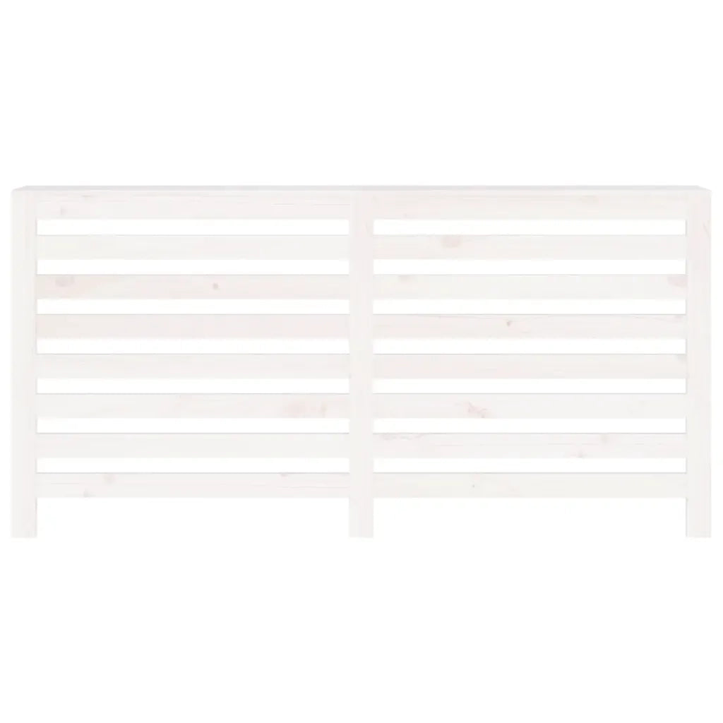 Copertura Termosifone Bianca 169x19x84 cm Legno Massello Pino 822607