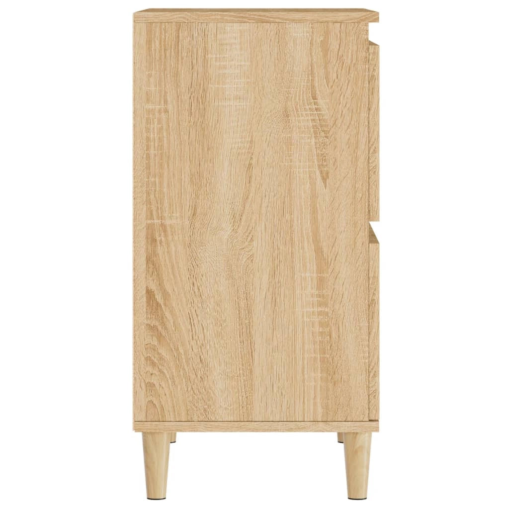 Buffet credenza cassettiera armadio mobile contenitore organizer cucina soggiorno rovere Sonoma 60 x 35 x 70 cm legno ingegnerizzato marrone 02_0031602