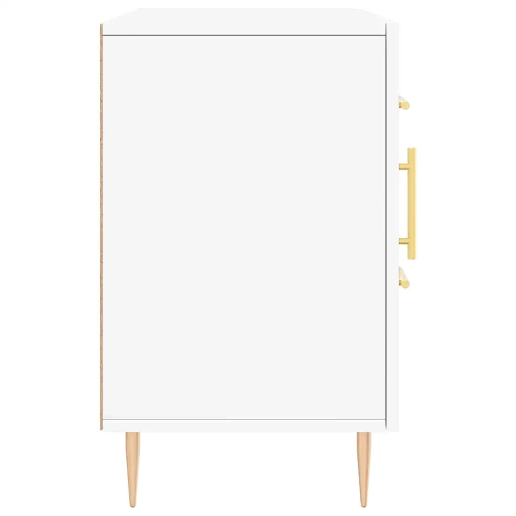 Credenza Bianca 100x36x60 cm in Legno Multistrato 828156