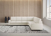 Divano sakar 3 posti  (tre sedute da 60cm) + angolo + divano 3 posti (tre sedute da 60cm) misure esterne l.286x286 | latte - Mobili 2G
