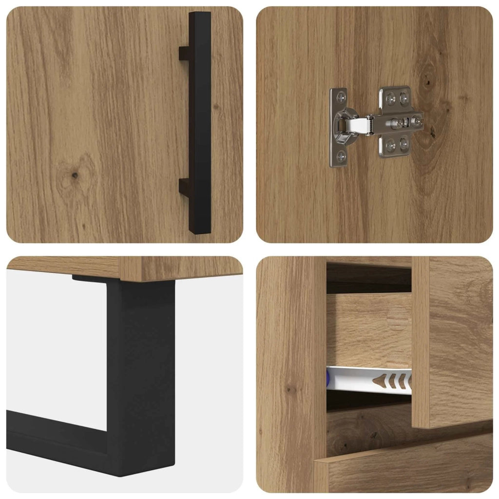 Credenza Rovere artigianale 69,5 x 34 x 90 cm