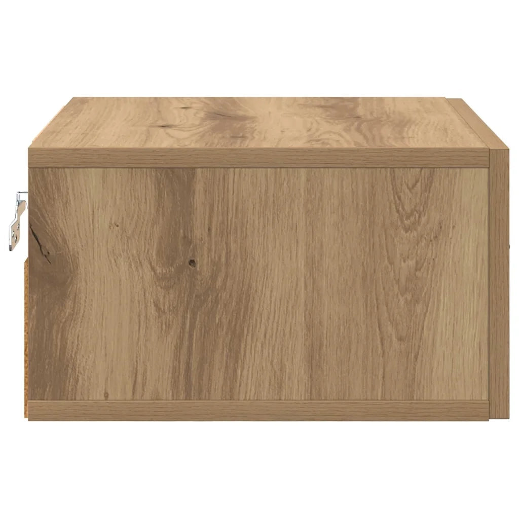 Armadio da Notte 2 pcs rovere artigianale 35 x 35 x 20 cm