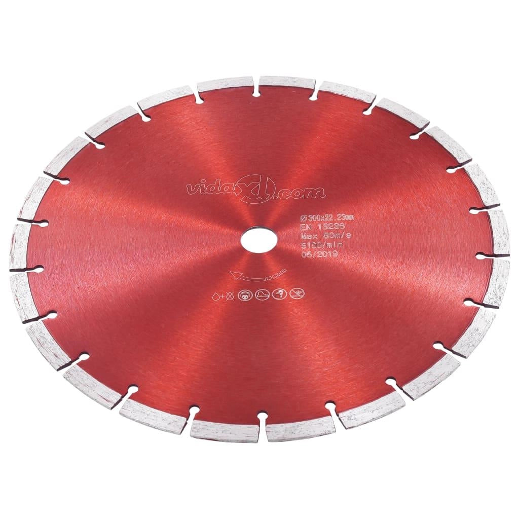 Disco da taglio diamantato lama per sega materiali in calcestruzzo disco per smerigliatrice macchina per smerigliatura sega da tavolo acciaio resistente 300 mm 02_0003711