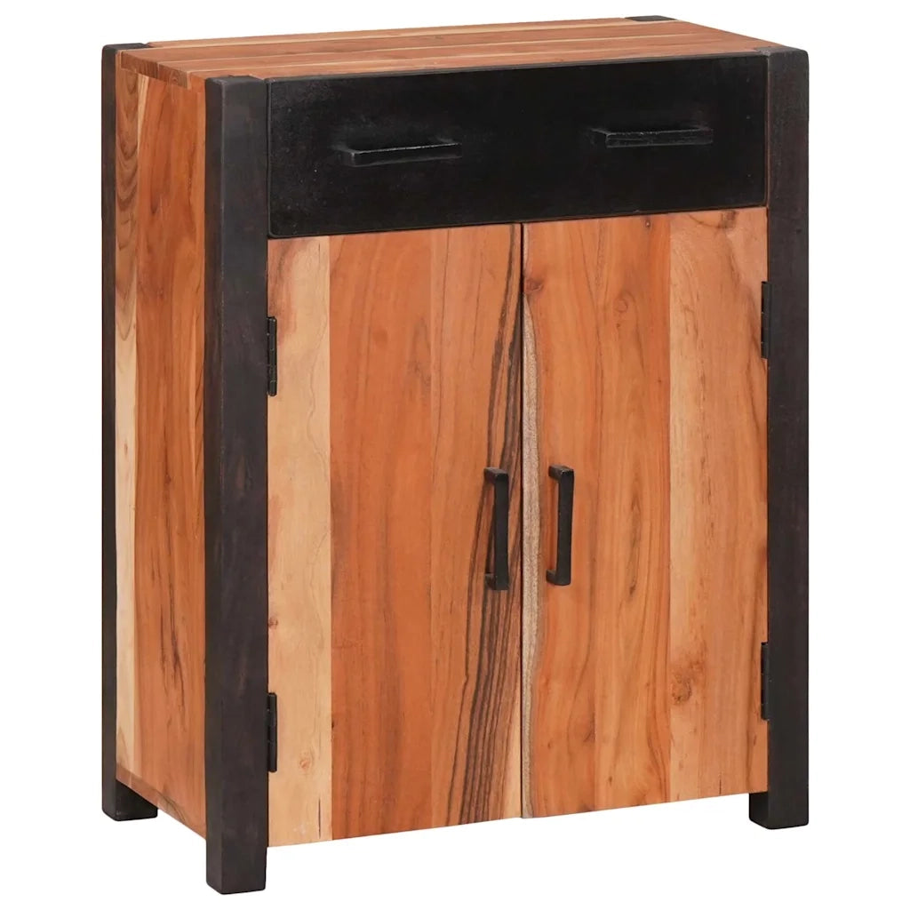 Credenza Marrone 55 x 30 x 75 cm Legno di Acacia Massello 4104007