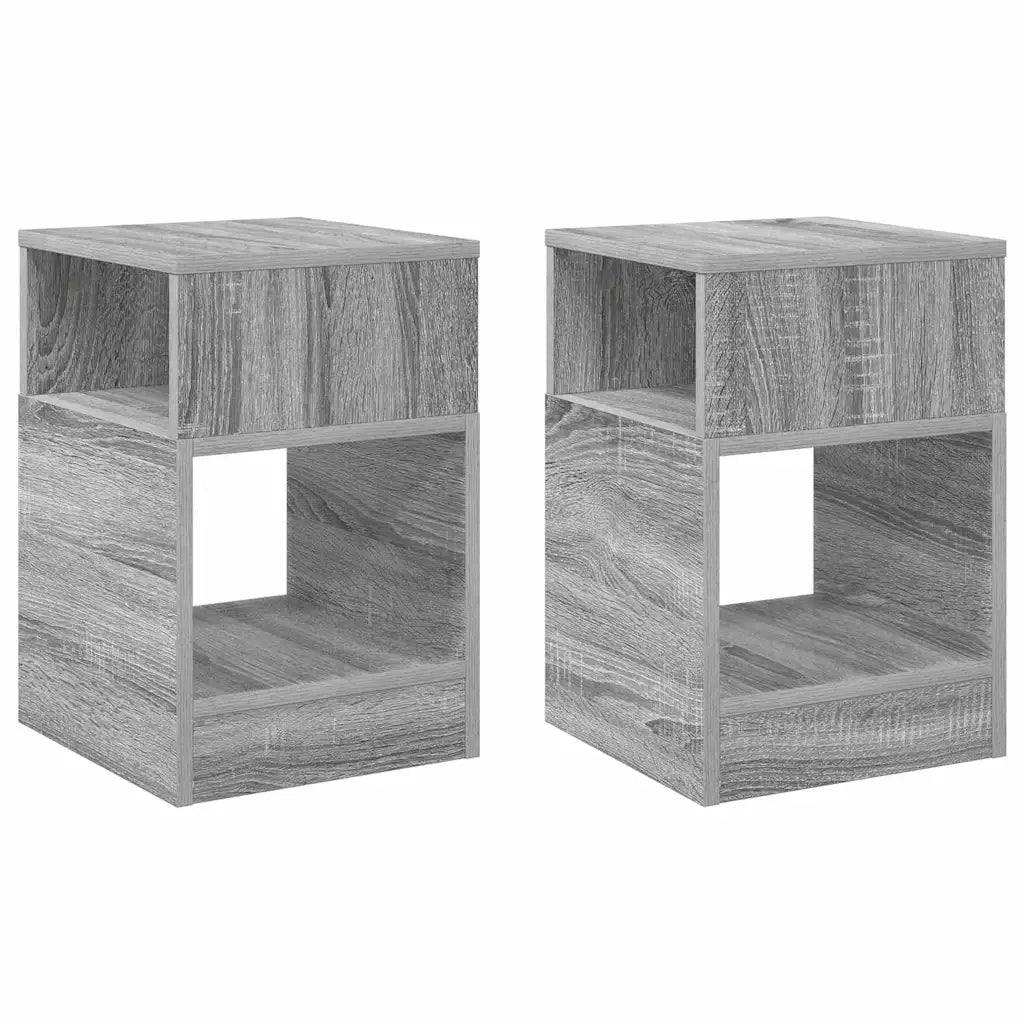 Tavolino 2 pcs Grigio Sonoma 30,5 x 30 x 45 cm 890907