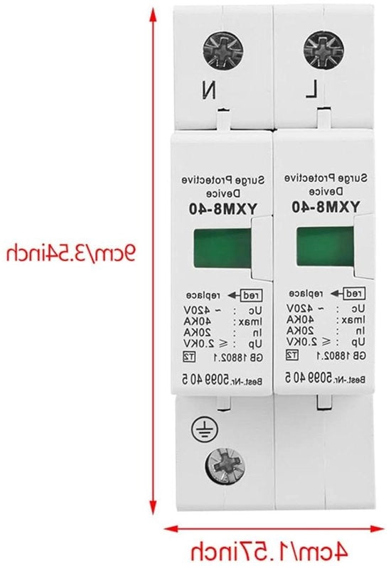 Sistema di protezione contro sovracorrente e fulmini 40KA dispositivo di derivazione per bassa tensione - 220V