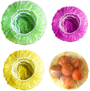 Coperchi Alimentari 60 Pezzi - Grandi/Medie/Piccoli - HDPE Plastica - Resistenti alla Polvere e Umidità - Sicuri e Inodoranti - Conservano Alimenti Freschi - Copertura Alimentare