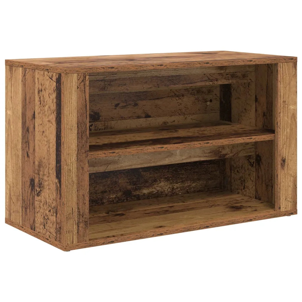 Scarpiera Legno vecchio 75 x 35 x 45 cm Legno multistrato 881015