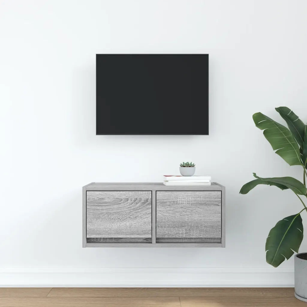 Mobile Porta TV Grigio Sonoma 60x31x25,5 cm Legno Multistrato 861500