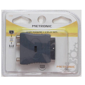 ADATTATORE SCART MASCHIO/