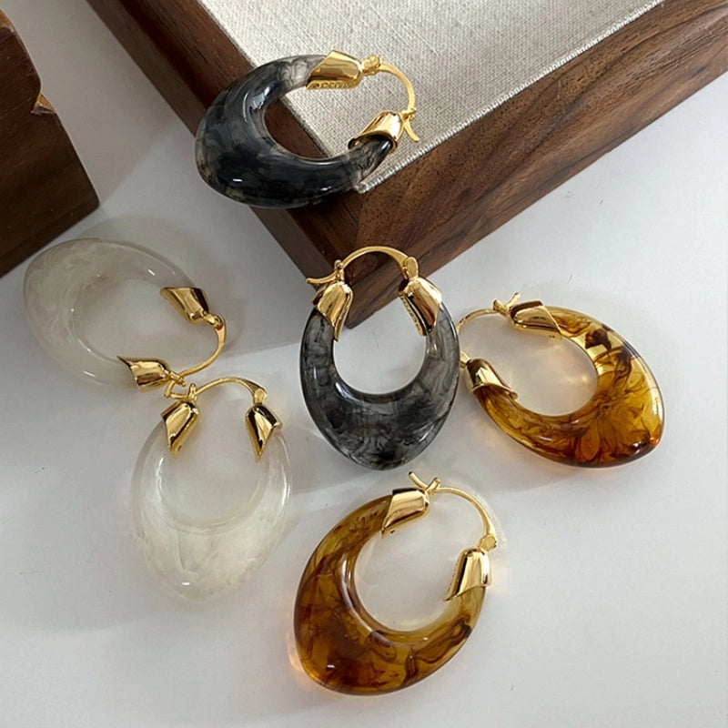 Nuovi orecchini vintage a forma di U di Maillard Earrings