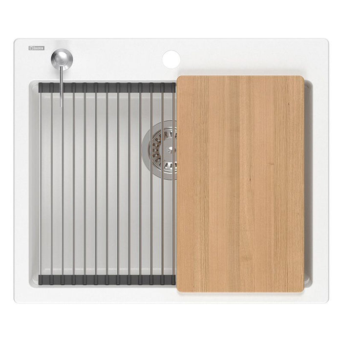 Lavello In Granito Kurt 110 Workstation White