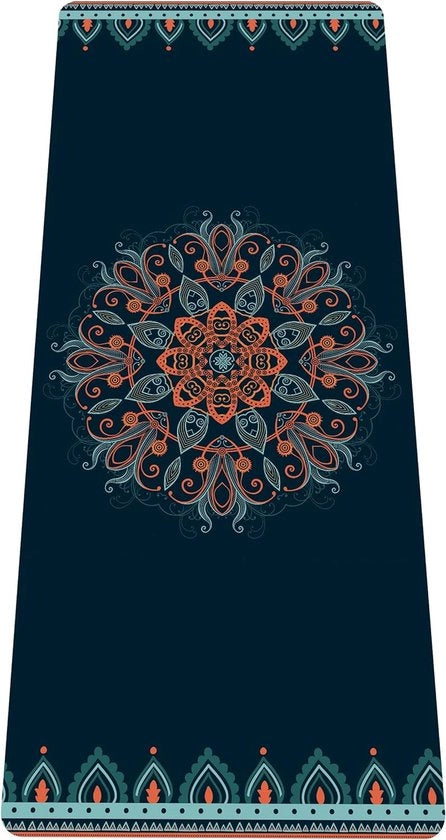 Yogamat grande in TPE, matto di yoga antiscivolo con tas portatile, mattonelle di yoga eco-friendly per donne, pilates e esercizi di terra, mattonelle di allenamento (183 cm x 80 cm x 6 mm)