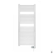 Termoarredo elettrico Zehnder Aura cromo 130x50 cm 300w