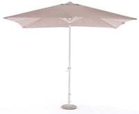 Ombrellone da Giardino 3x2 m Palo Ø38 mm in Alluminio e Poliestere Garden Grigio