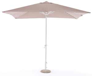 Ombrellone da Giardino 3x2 m Palo Ø38 mm in Alluminio e Poliestere Garden Grigio