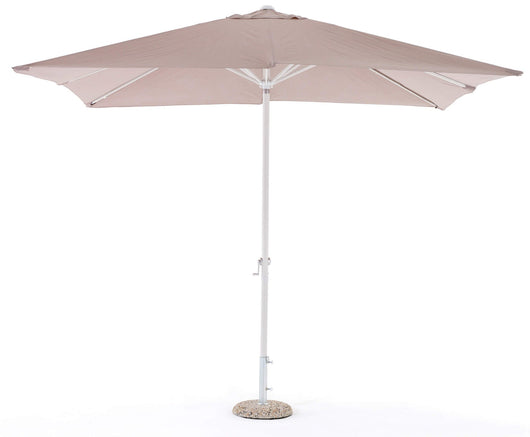 Ombrellone da Giardino 3x2 m Palo Ø38 mm in Alluminio e Poliestere Garden Grigio