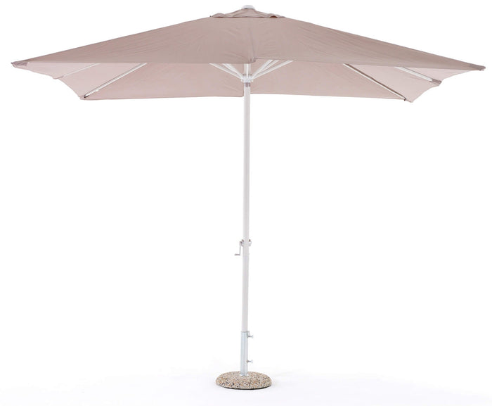 Ombrellone da Giardino 3x2 m Palo Ø38 mm in Alluminio e Poliestere Garden Grigio