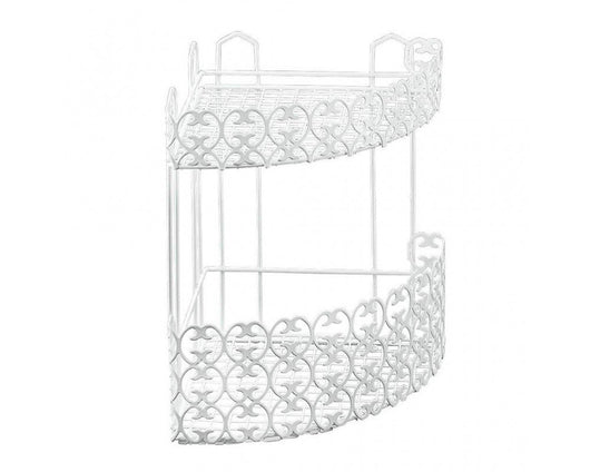 MENSOLA ANGOLARE 2 PIANI CM 25X25X31 FLORENZ